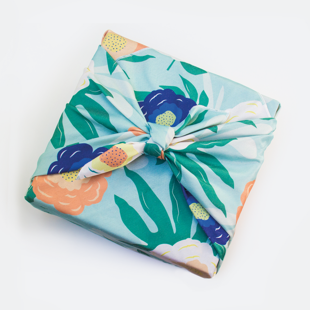 Gifts - Zero waste gift wrap (furoshiki) - Size 100 x 100 cm - PAKÉ