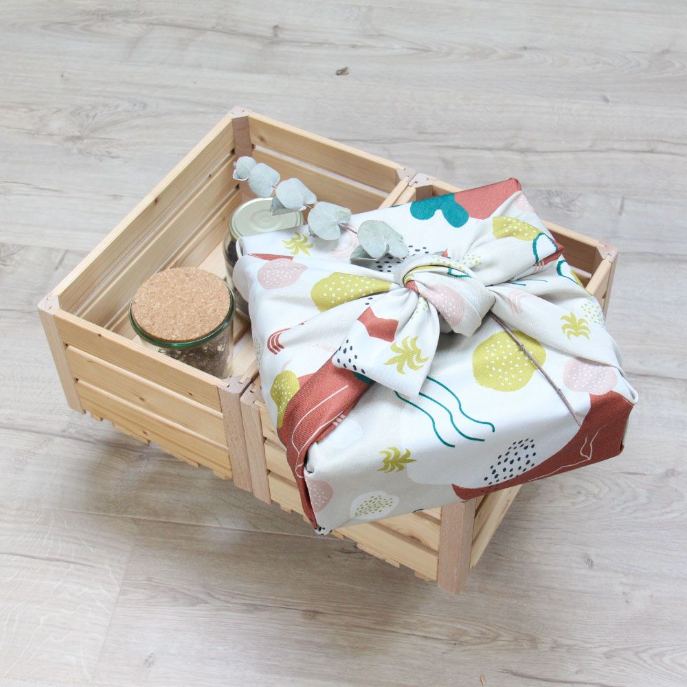Gifts - Zero waste gift wrap (furoshiki) - Size 100 x 100 cm - PAKÉ