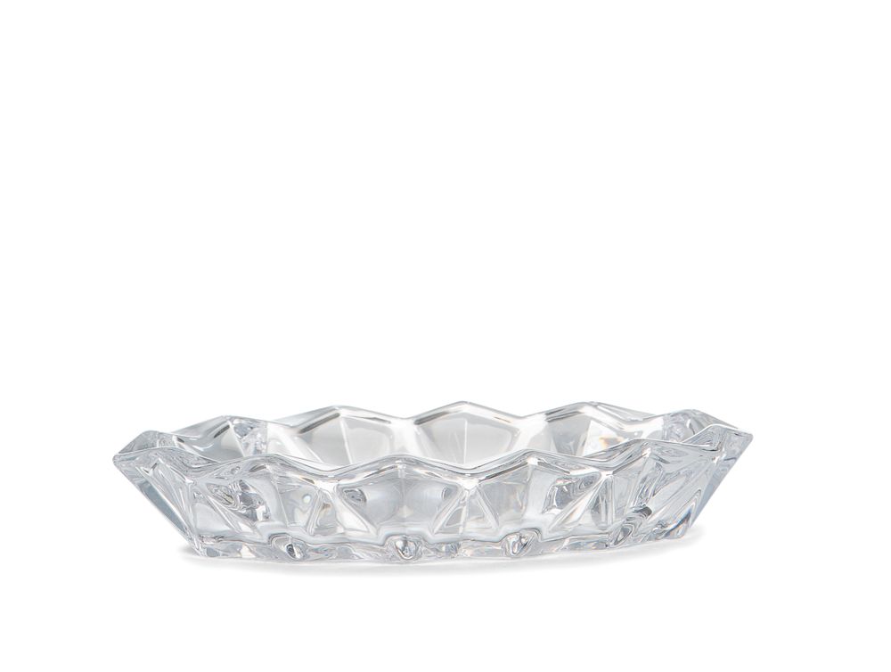 Porte-savons - losange. Porte-savon en verre et or 14,5x10x2,5 cm BA71071 - ANDREA HOUSE