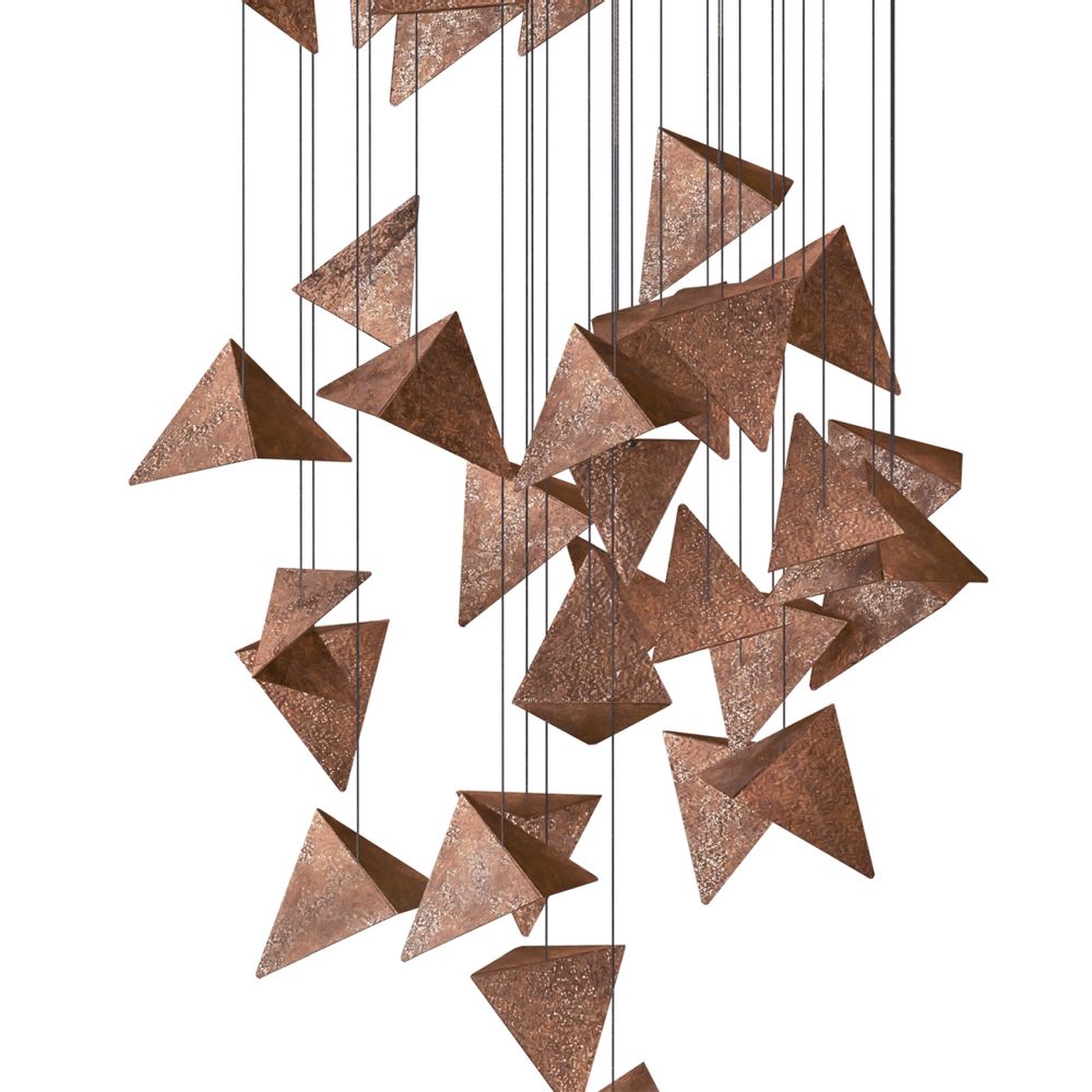 Hanging lights - PORTAL chandelier black&rust LGH0831 - GIE EL