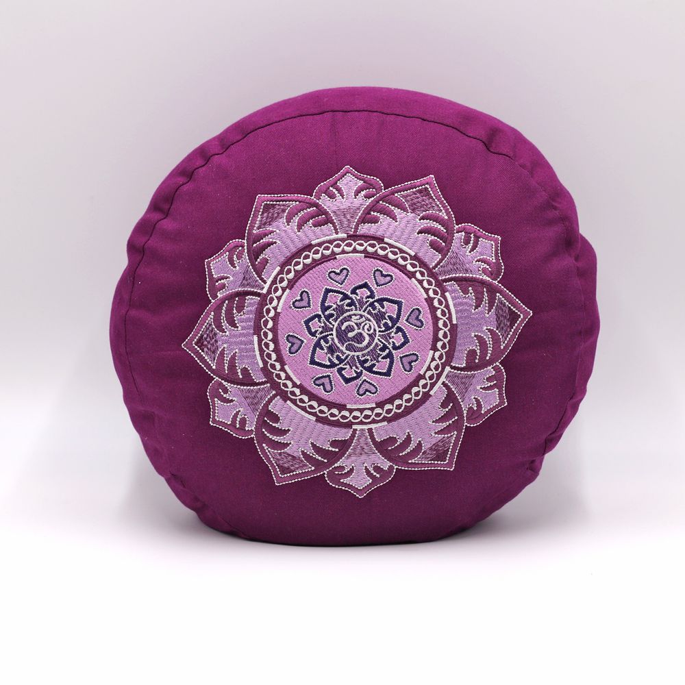 Comforters and pillows - embroidered meditation cushions - BAGHI FAIR LIFESTYLE