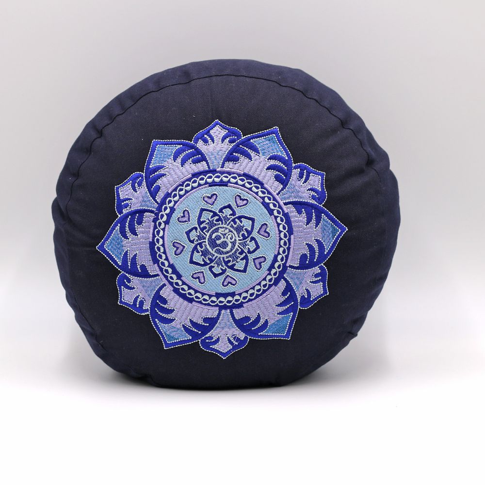 Comforters and pillows - embroidered meditation cushions - BAGHI FAIR LIFESTYLE