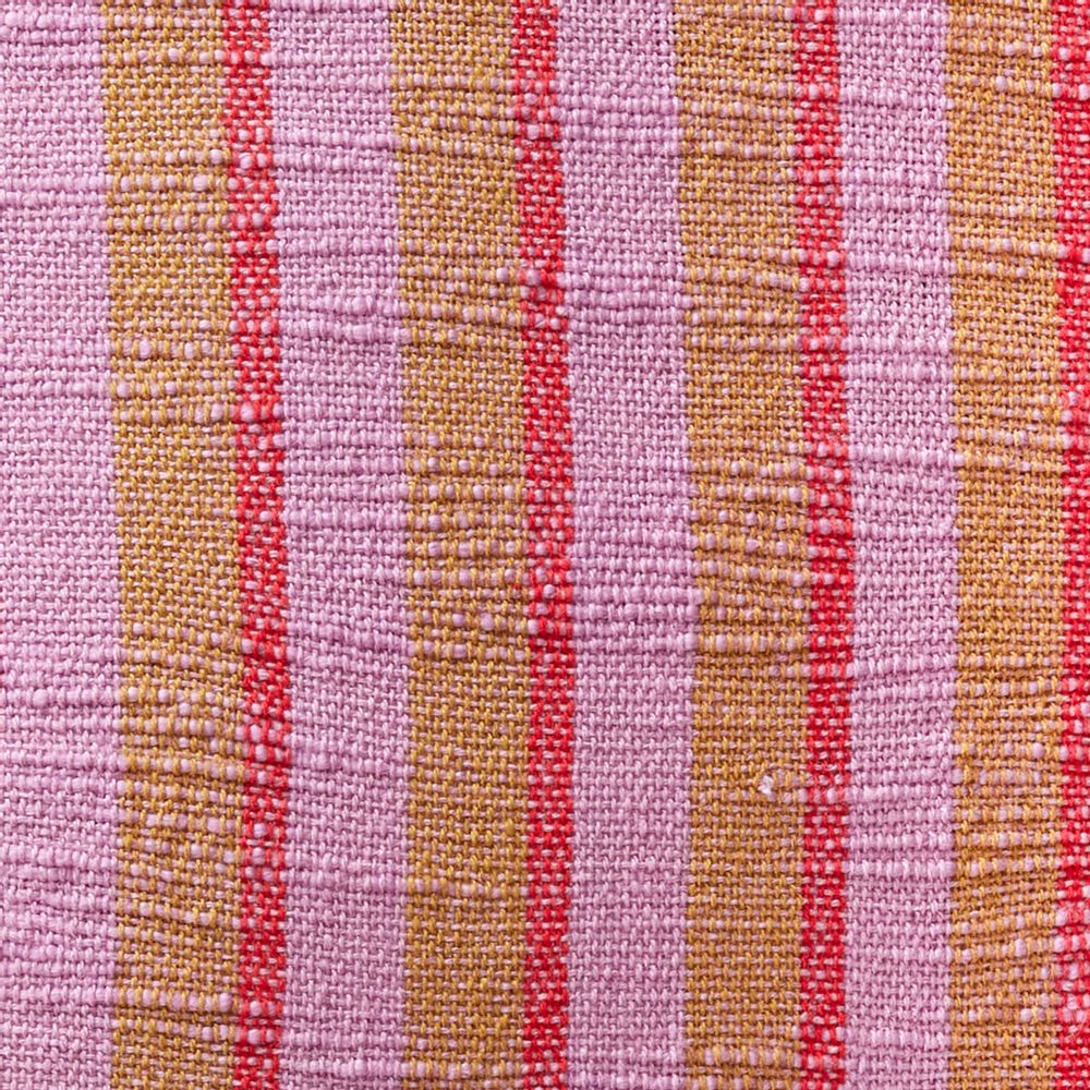 Coussins - Coussin en coton, rose/rouge/marron - HÜBSCH