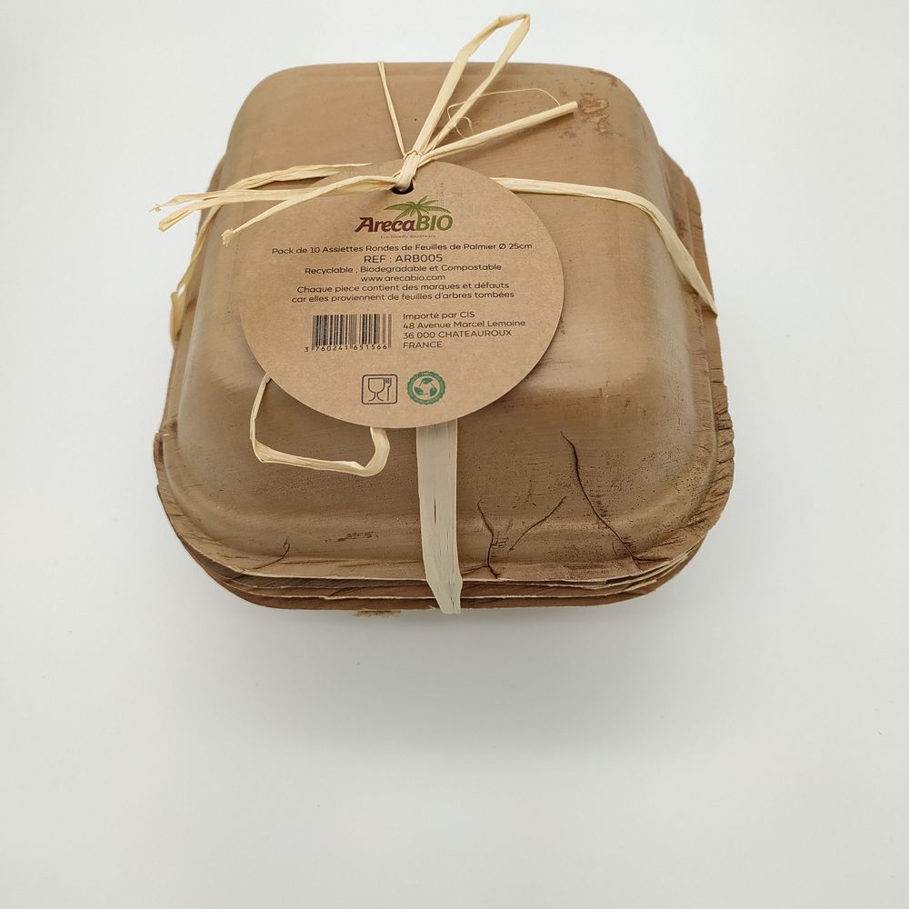 Assiettes au quotidien - Set de 4 boites à Hamburger ( 16cm x 9cm) - ARECABIO
