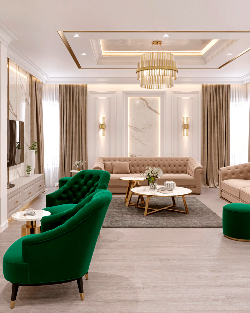 Chambres d'hôtels - Suspension Halma - CASTRO LIGHTING