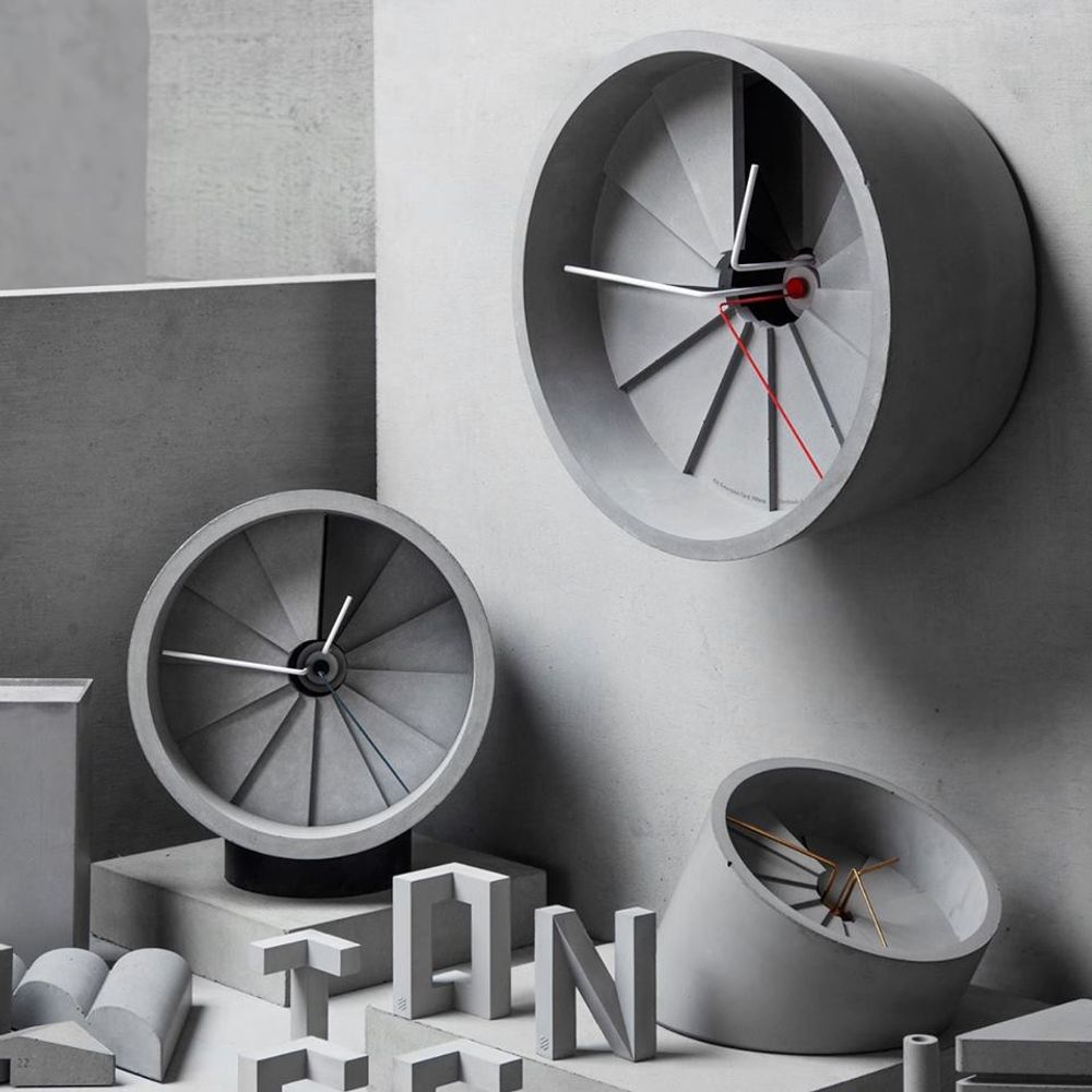 Horloges - Horloge en béton 22STUDIO_4D - FRESH TAIWAN