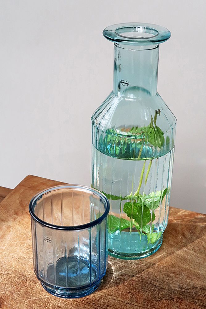 Food storage - Faceta: tumblers and decanters in 100% recycled glass - CAPVENTURE BV