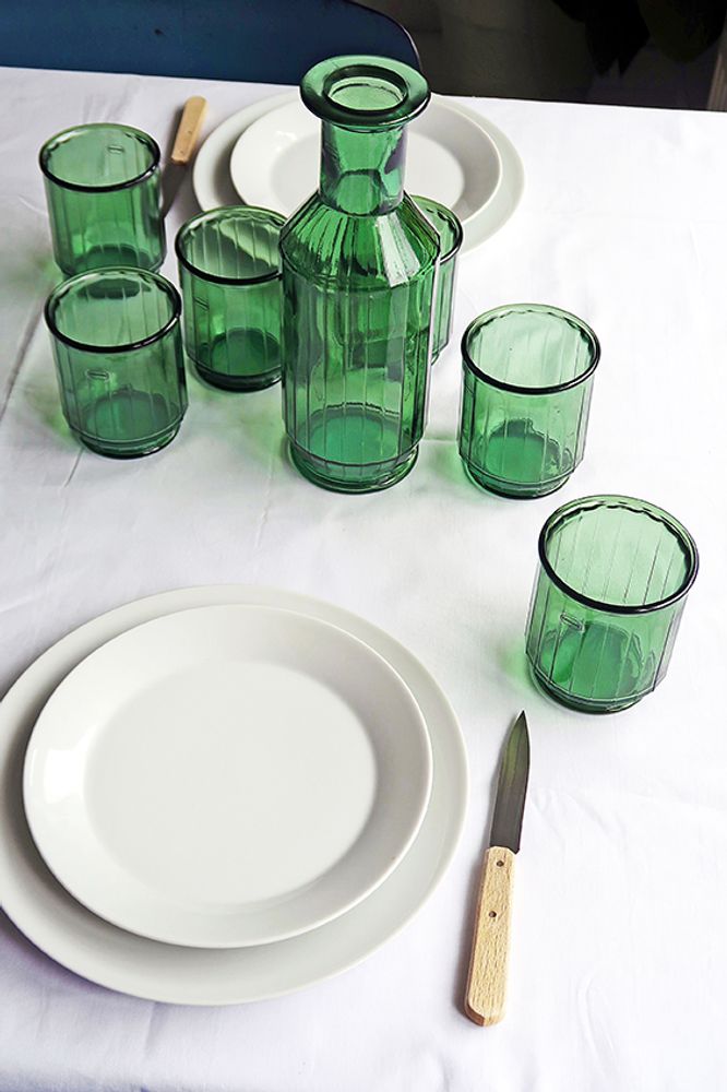 Food storage - Faceta: tumblers and decanters in 100% recycled glass - CAPVENTURE BV