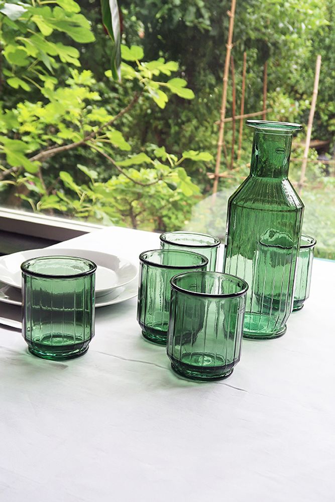 Food storage - Faceta: tumblers and decanters in 100% recycled glass - CAPVENTURE BV