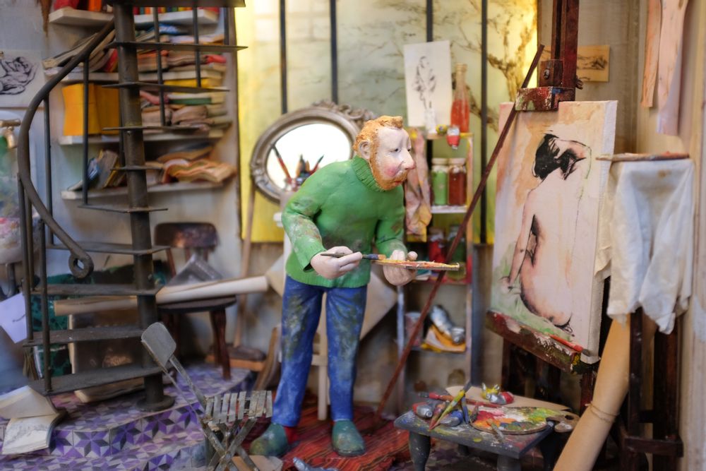Unique pieces - PAINTER'S WORKSHOP - CHRISTIAN PAIX