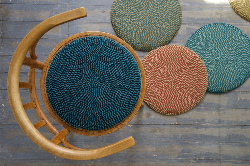 Coussins textile - Tapis/coussins Solstice 3 - LAURE KASIERS