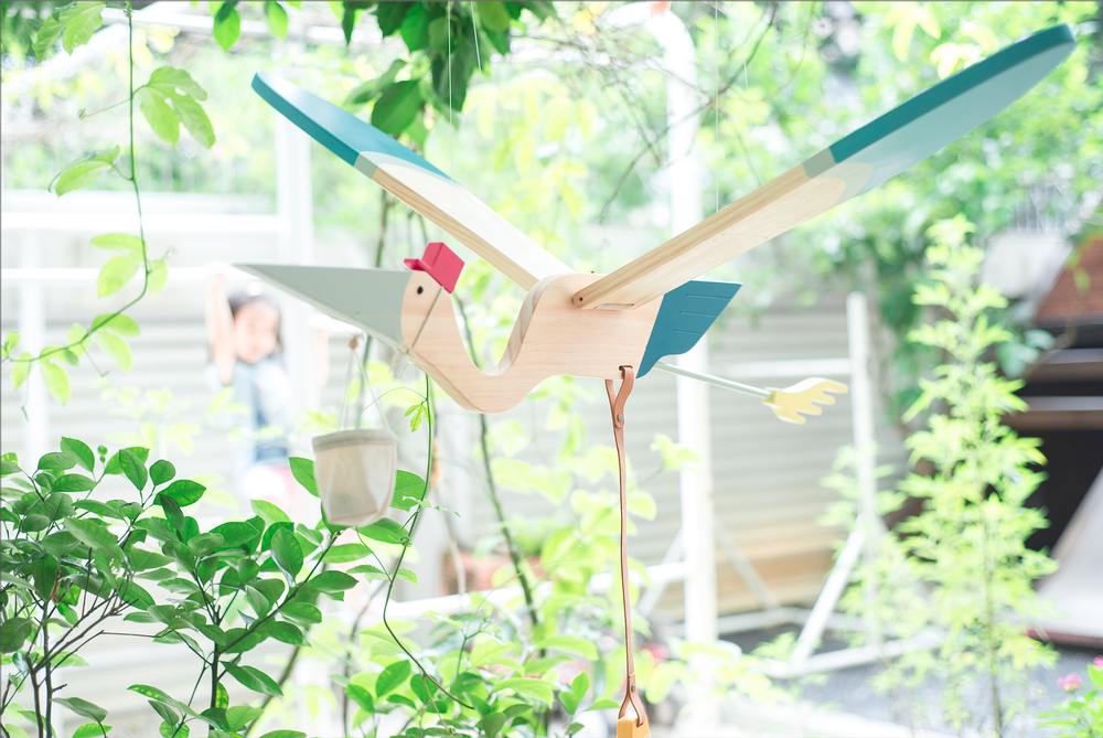 Decorative objects - eguchitoys_Wooden Mobile Bird - FRESH TAIWAN