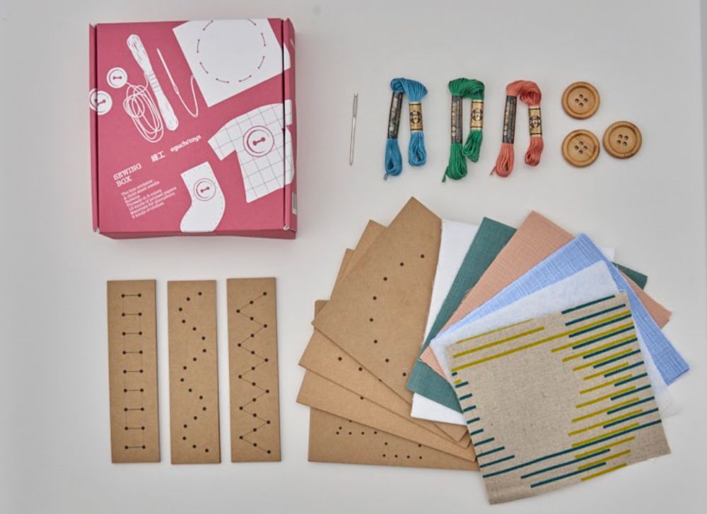 Cadeaux - Kit de couture eguchitoys_& boîte de découpage - FRESH TAIWAN