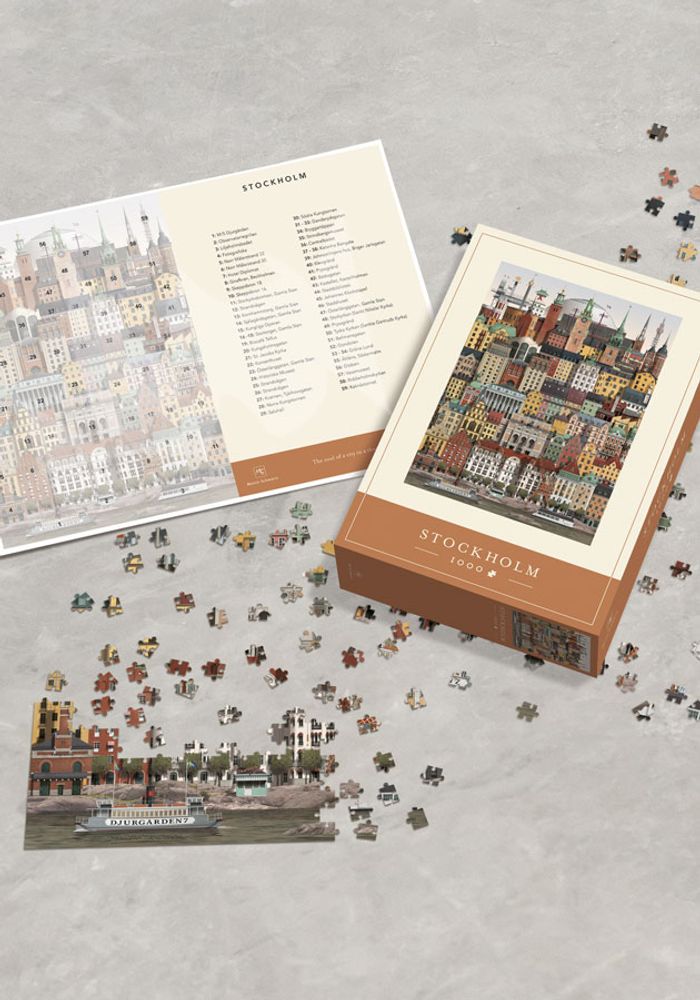 Cadeaux - Stockholm Puzzles (1000 pièces) - MARTIN SCHWARTZ
