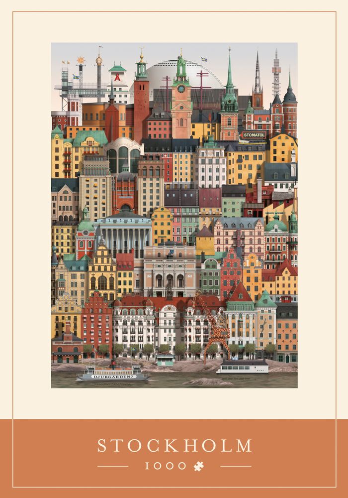 Cadeaux - Stockholm Puzzles (1000 pièces) - MARTIN SCHWARTZ