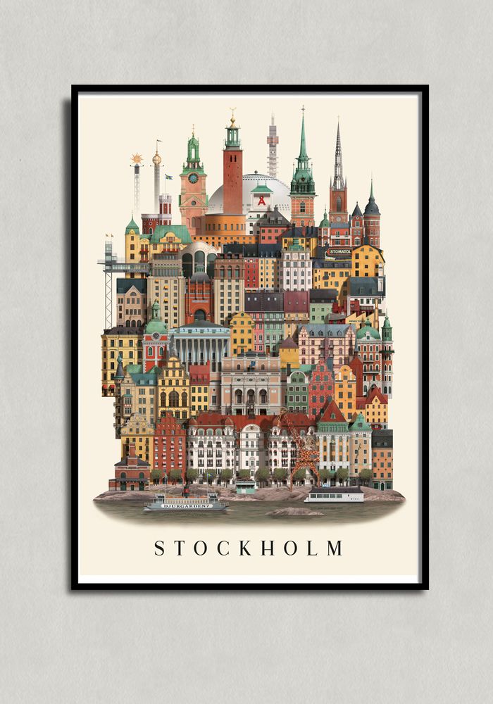 Office design and planning - Stockholm Poster - MARTIN SCHWARTZ