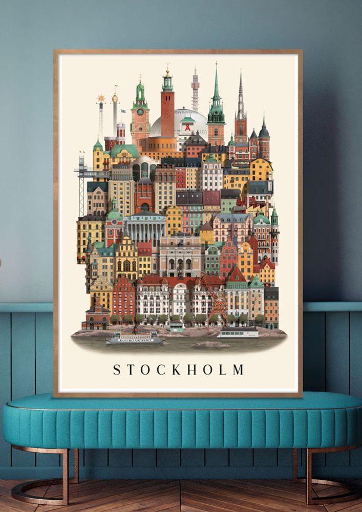 Office design and planning - Stockholm Poster - MARTIN SCHWARTZ