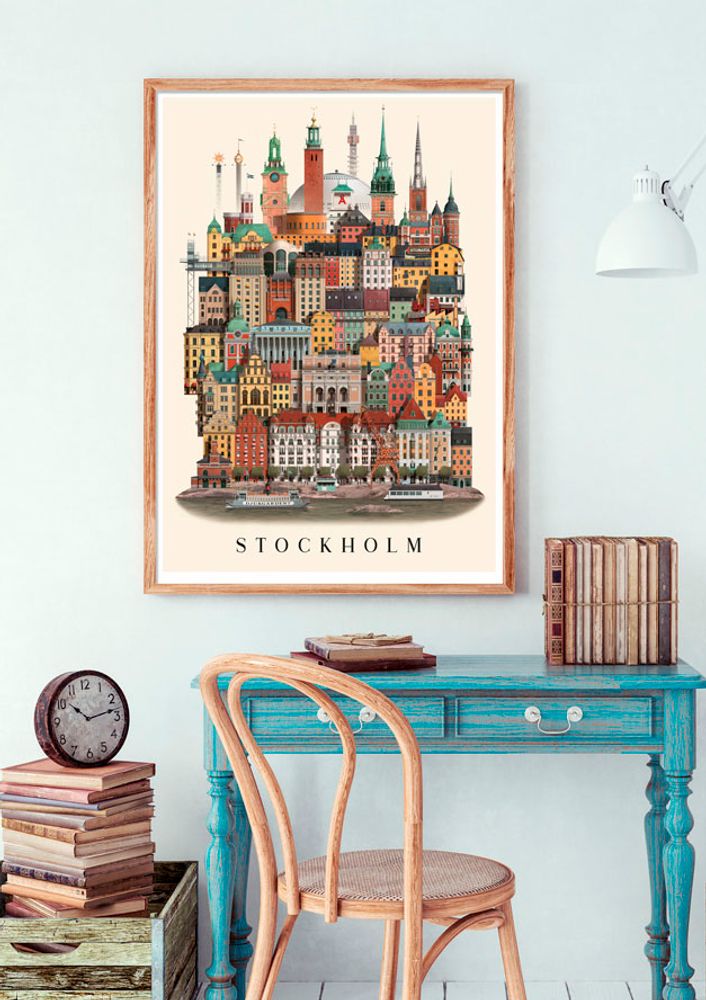 Office design and planning - Stockholm Poster - MARTIN SCHWARTZ