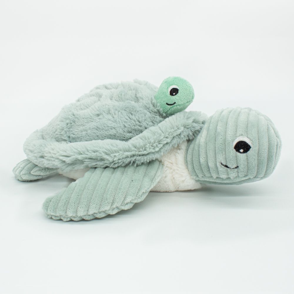 Soft toy - SAVE THE TURTLE AND ITS PINK BABY - THE LITTLE ONES - DEGLINGOS