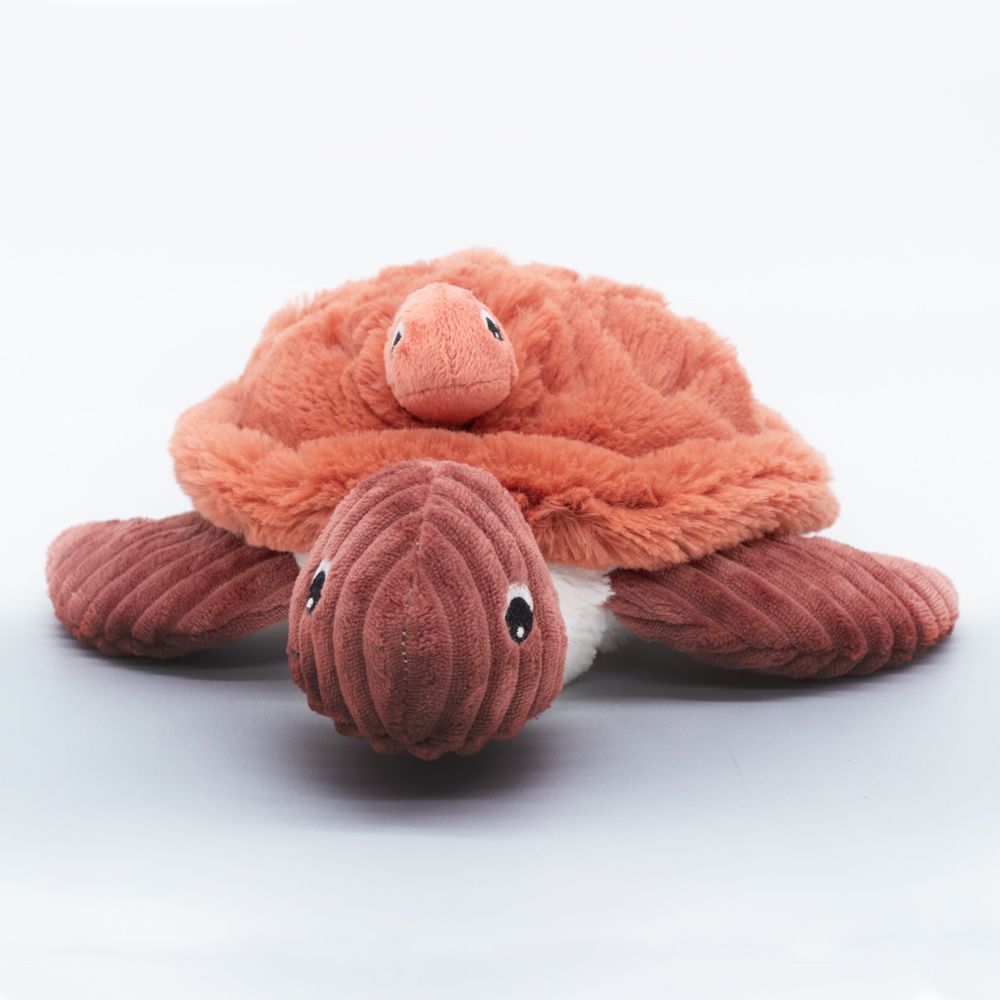 Soft toy - SAVE OR TURTLE AND ITS TERRACOTTA BABY - THE TIPOTOS - DEGLINGOS