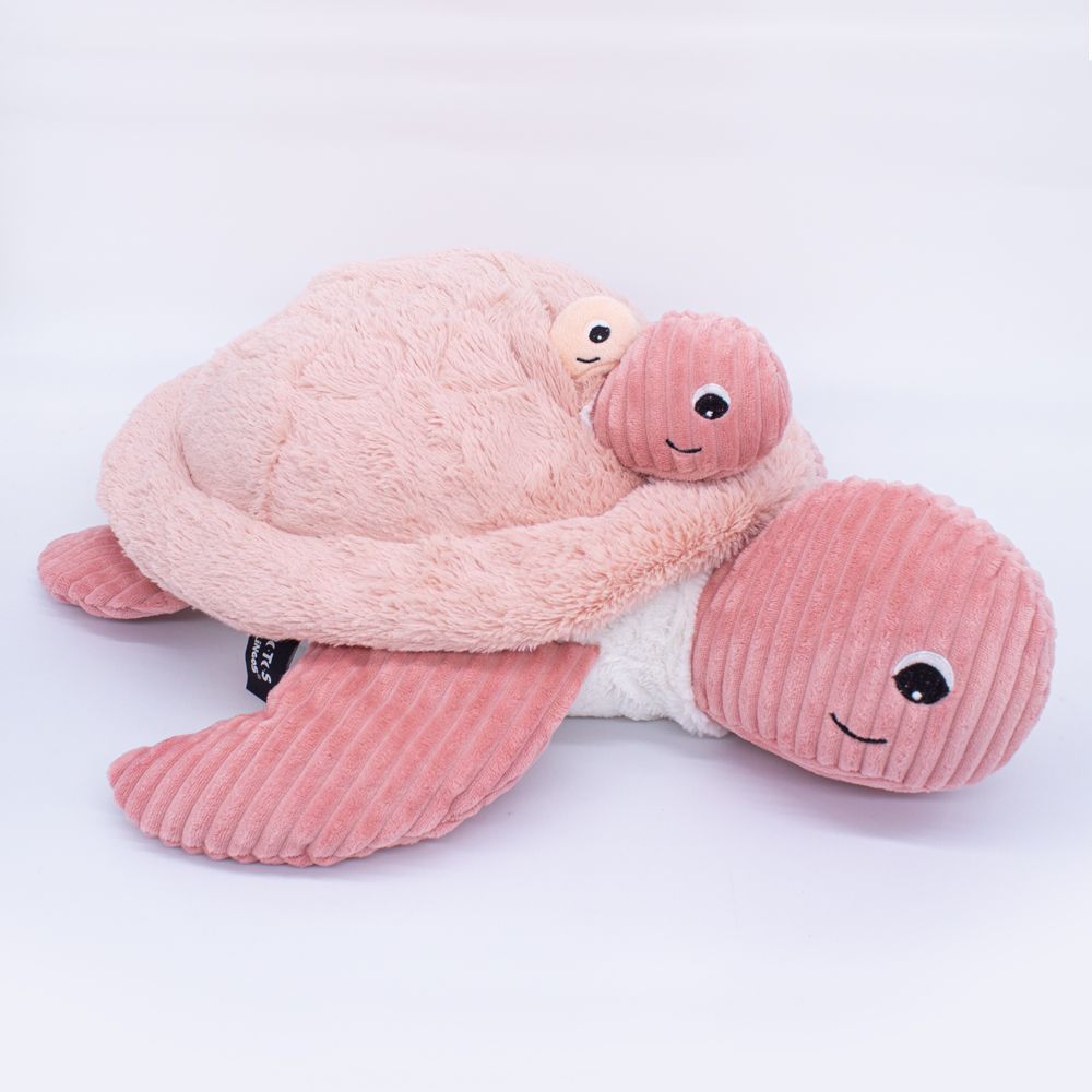 Soft toy - SAVE OR TURTLE AND ITS TERRACOTTA BABY - THE TIPOTOS - DEGLINGOS