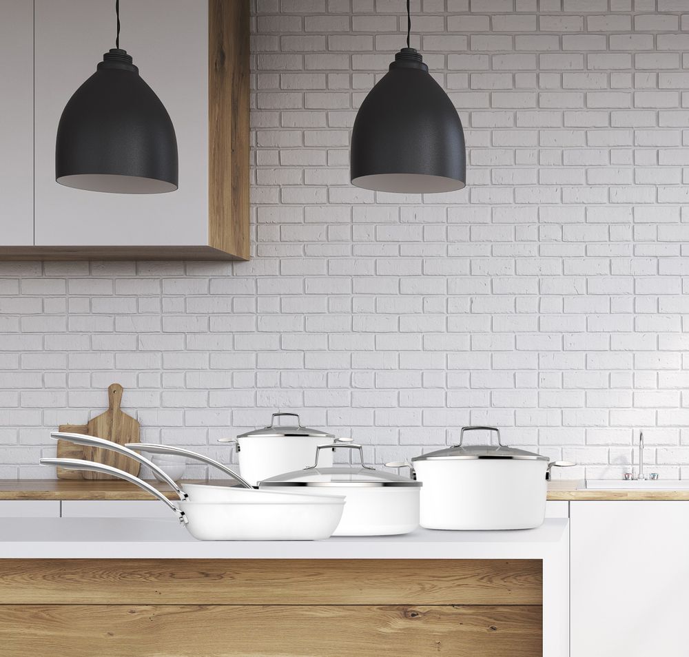 Saucepans - Aubecq - Evergreen White - PLANB STOJO STASHER AUBECQ STEAK CHAMP