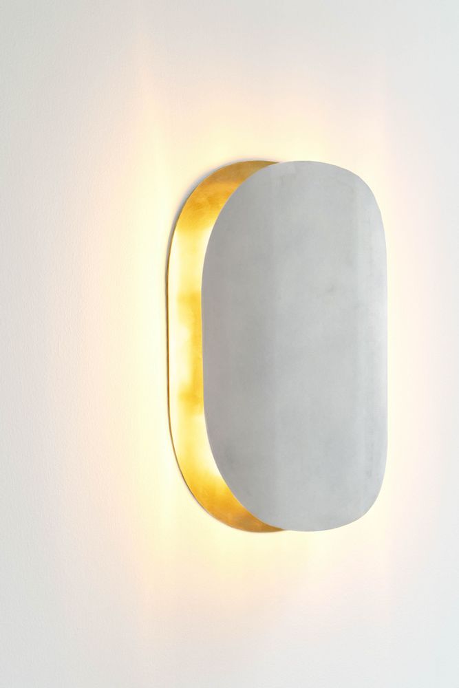 Ensembles muraux - Applique Astra en laiton brossé, Patine Blanche, LED 2000k Par Victoria Magniant - VICTORIA MAGNIANT POUR GALERIE V
