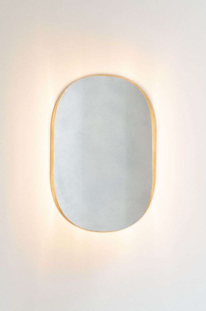 Ensembles muraux - Applique Astra en laiton brossé, Patine Blanche, LED 2000k Par Victoria Magniant - VICTORIA MAGNIANT POUR GALERIE V