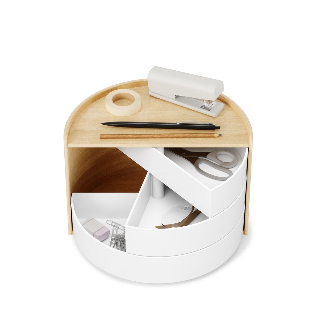 Rangements pour salle de bain - MOONA - Cosmetic & Jewelry storage box - UMBRA