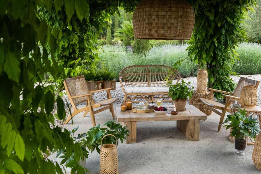 Objets de décoration - LANTERNE EN ROTIN 26X26X39 AX21515 - ANDREA HOUSE