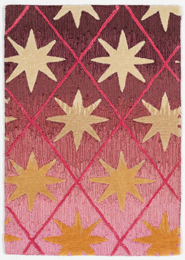 Contemporary carpets - Atlas Sky Pink, Luxurious Hand Tufted Rug - OBEETEE