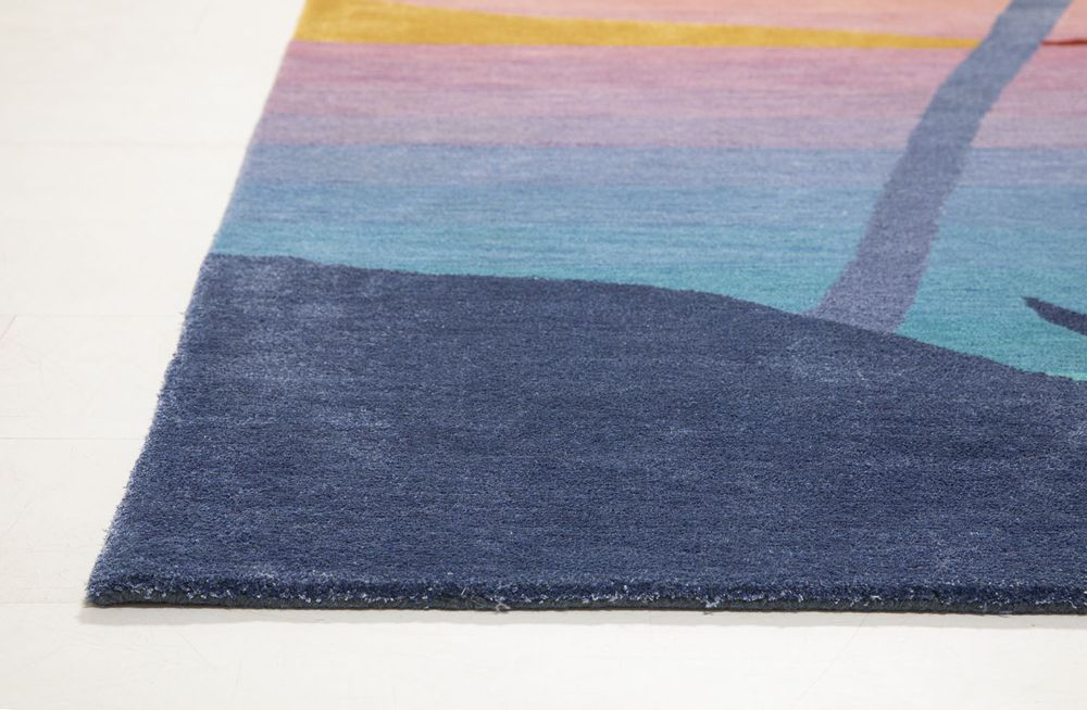 Contemporary carpets - Sunset Dreams, Luxurious Hand Tufted Rug - OBEETEE