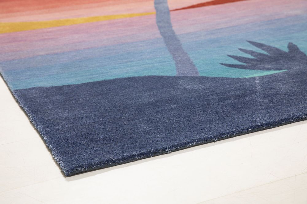 Contemporary carpets - Sunset Dreams, Luxurious Hand Tufted Rug - OBEETEE
