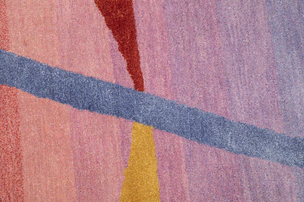 Contemporary carpets - Sunset Dreams, Luxurious Hand Tufted Rug - OBEETEE