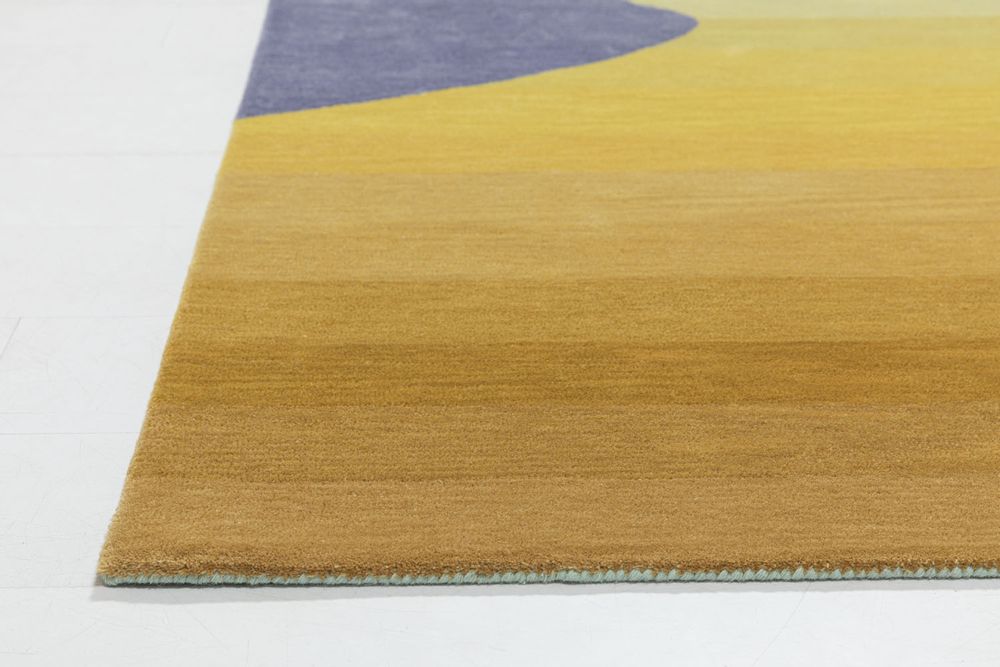 Contemporary carpets - Sunrise Haze, Luxurious Hand Tufted Rug - OBEETEE