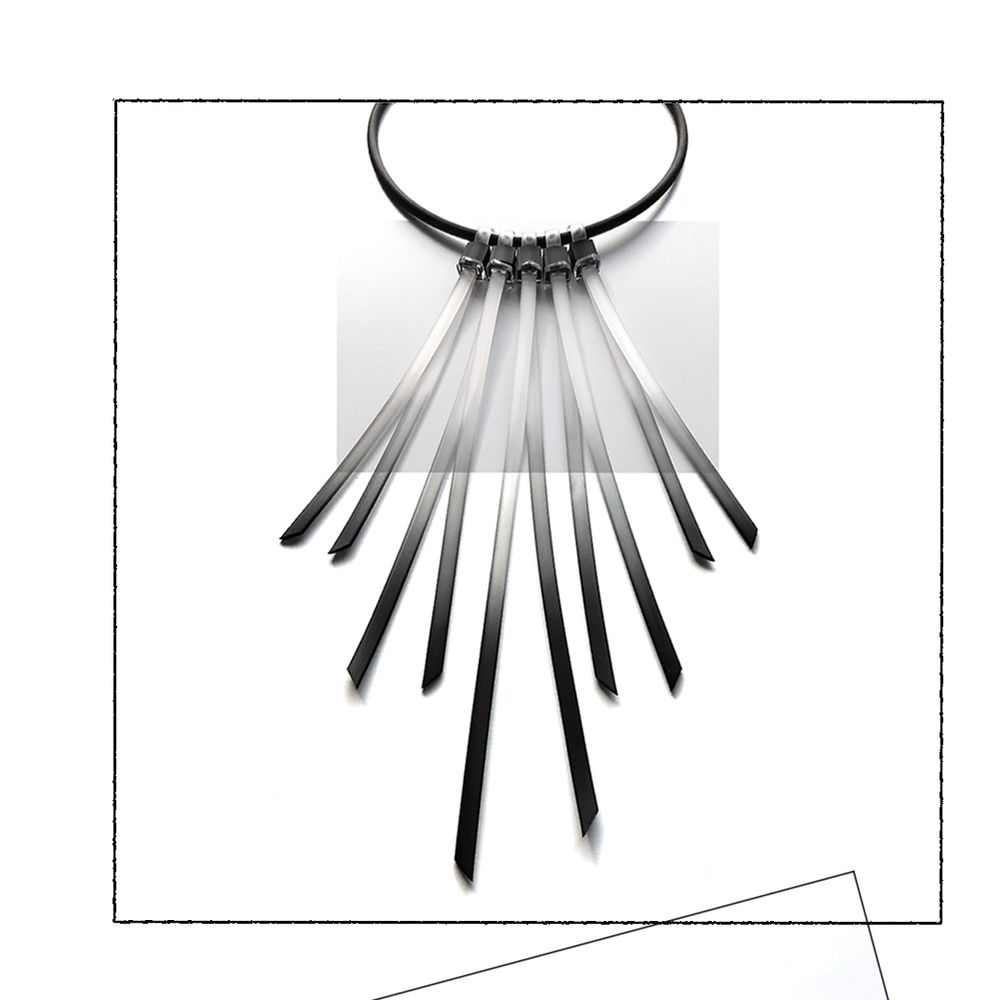 Jewelry - INFINITE LINE collection, "feather" necklaces - ALEX+SVET