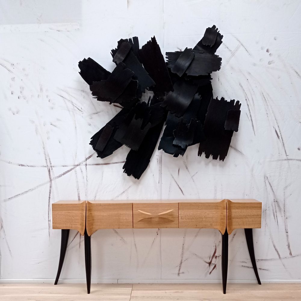 Console table - Console cabinet\" black stockings\ " - THIERRY LAUDREN