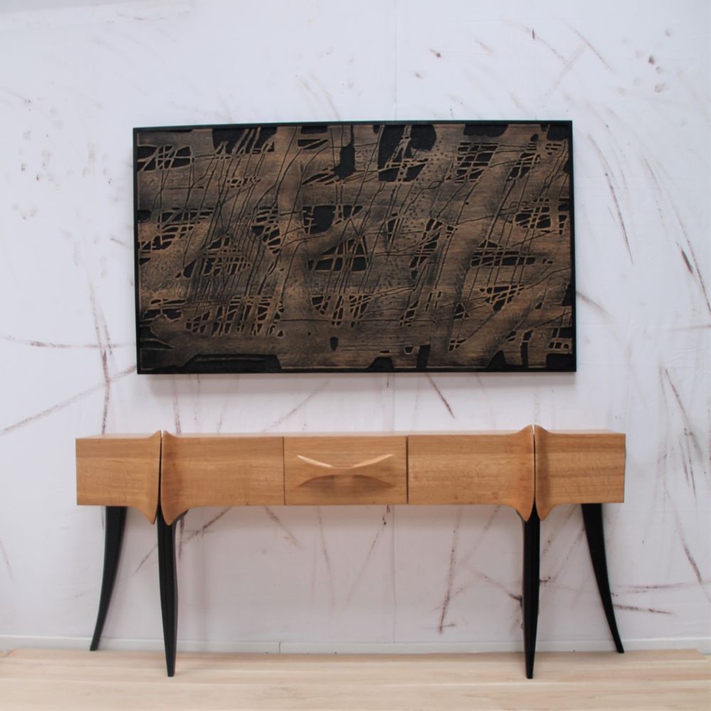 Console table - Console cabinet\" black stockings\ " - THIERRY LAUDREN