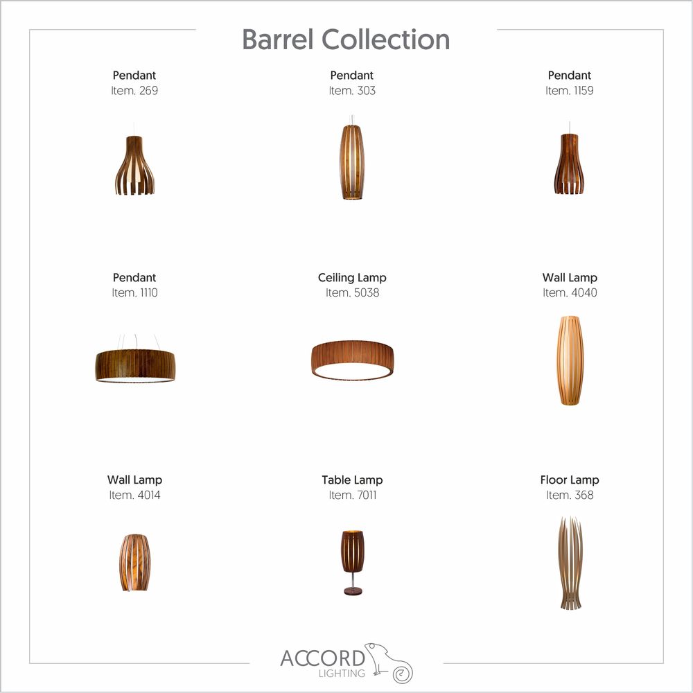 Suspensions - Collection de barils - ACCORD LIGHTING