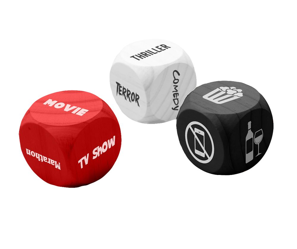 Gifts - DICE SET " WHAT TO EAT” - "WHAT TO WATCH" - FISURA