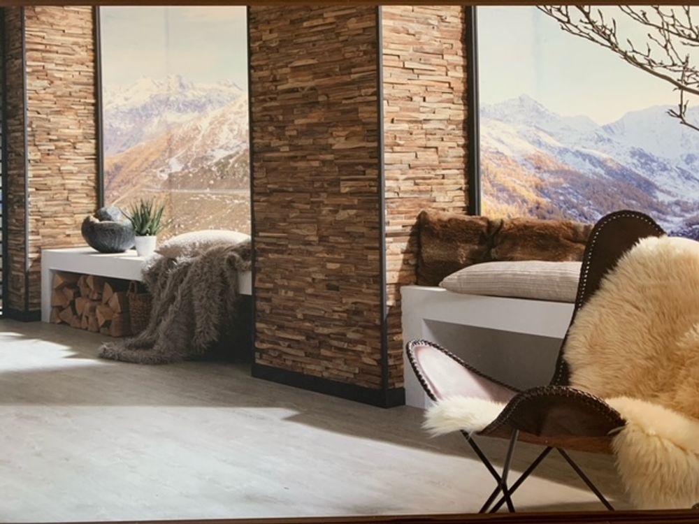 Wall panels - Aged TEAK wall covering - WOOD & FLOOR