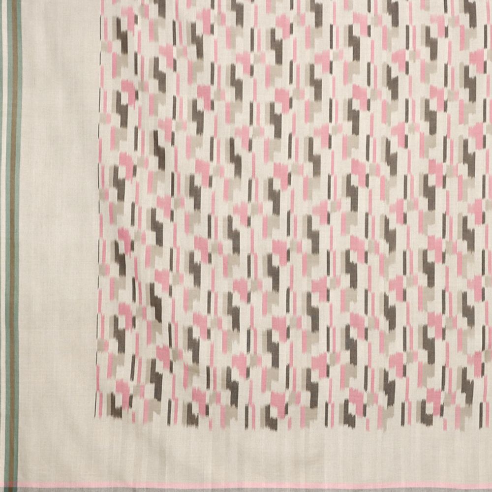 Bed linens - Bilok Pink Bedcover - AADYAM HANDWOVEN
