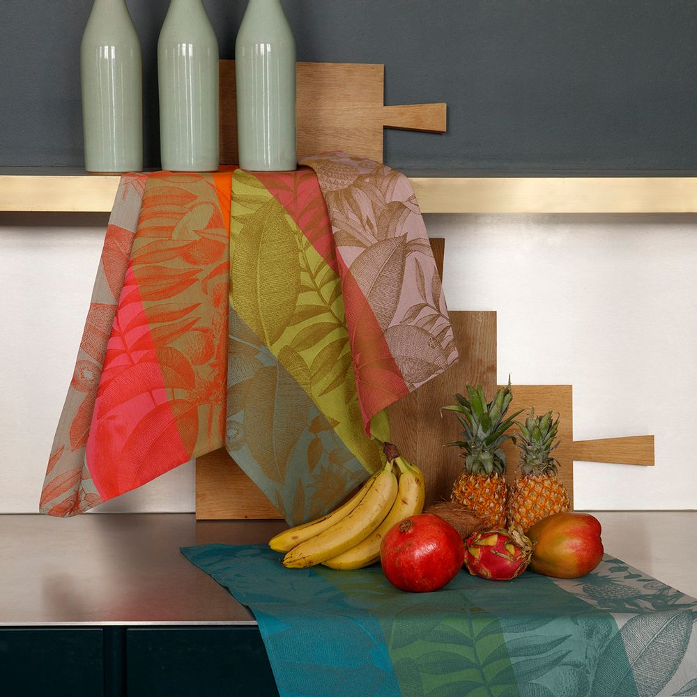 Torchons - Collection Fruits Exotiques - LE JACQUARD FRANCAIS