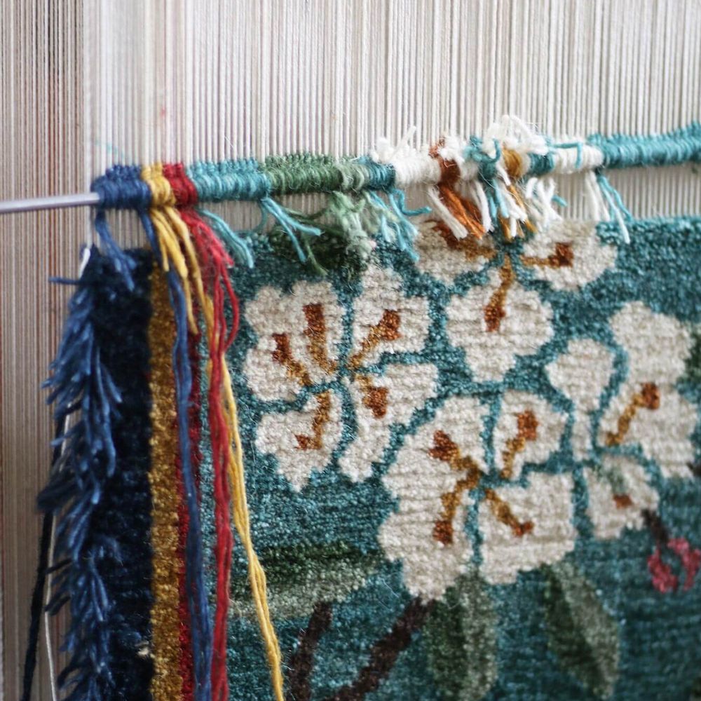 Tapis design - Tapis tibétain noué à la main - Gyalthang in Kham - OATS AND RICE