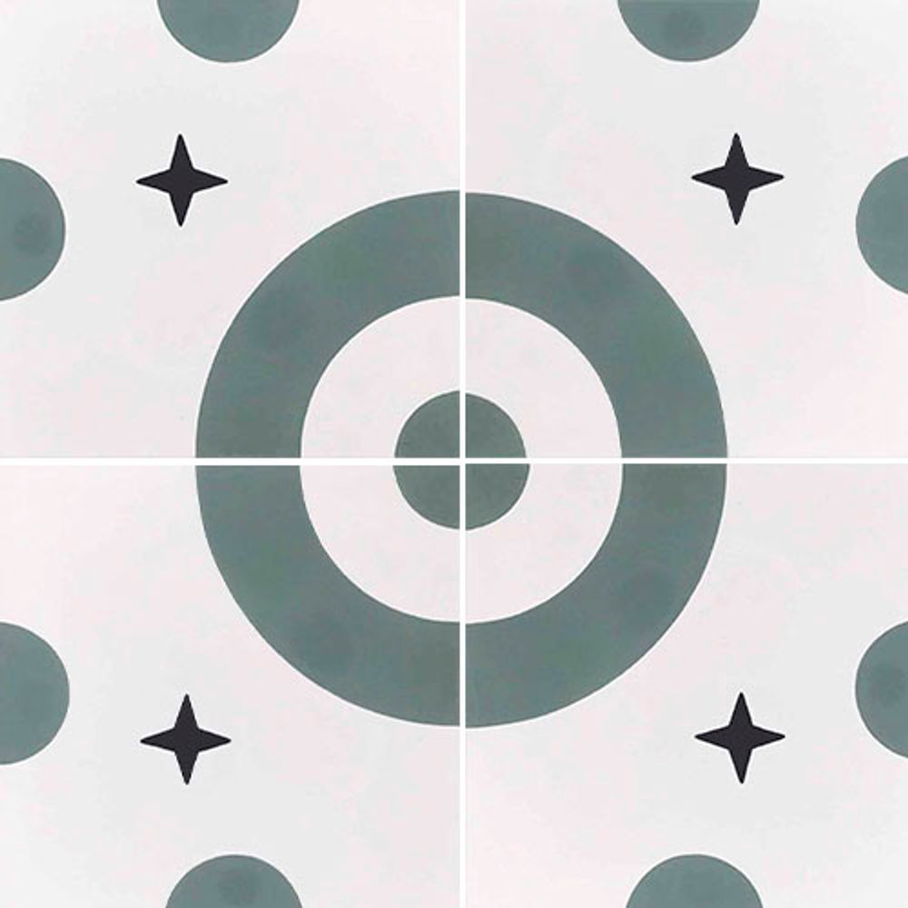 Cement tiles - CEMENT TILES 7661-1 - CARODECO CARREAUX CIMENT, TERRAZZO ETC...