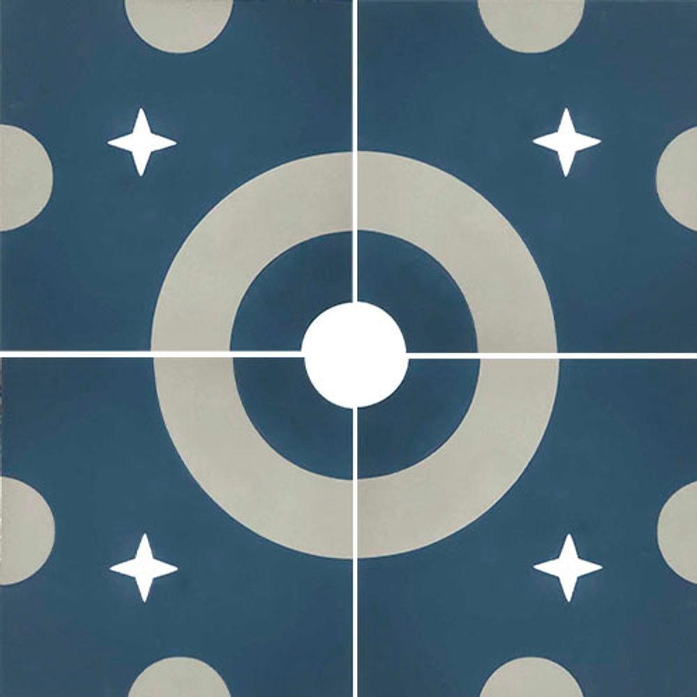 Cement tiles - CEMENT TILES 7661-1 - CARODECO CARREAUX CIMENT, TERRAZZO ETC...