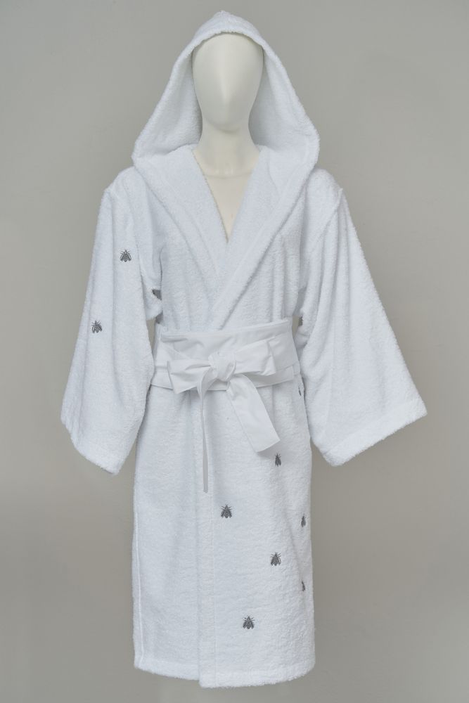 Bath towels - Api percalle Ricami metallici - Bath linen - MASTRO RAPHAEL