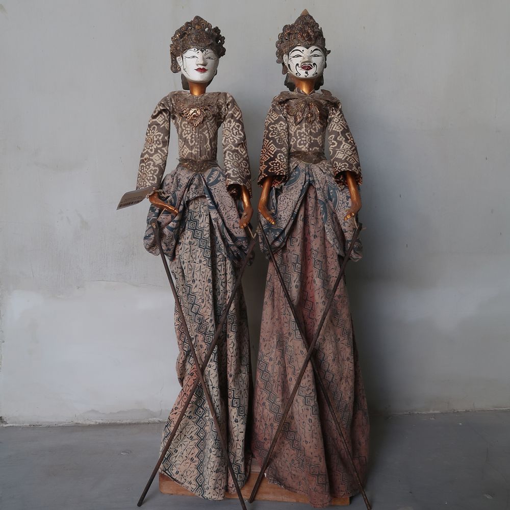 Decorative objects - Wayang Menak Couple - NYAMAN GALLERY BALI