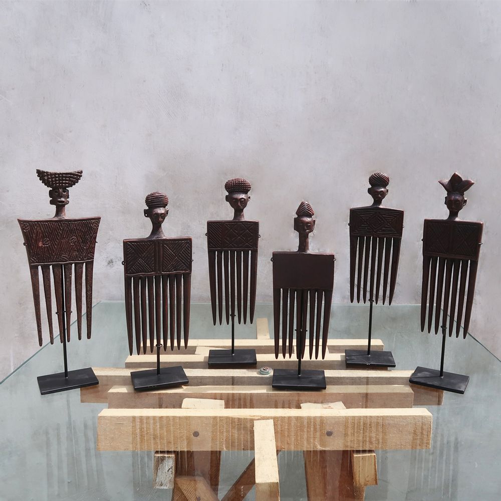 Objets de décoration - Peigne en bois africain - NYAMAN GALLERY BALI