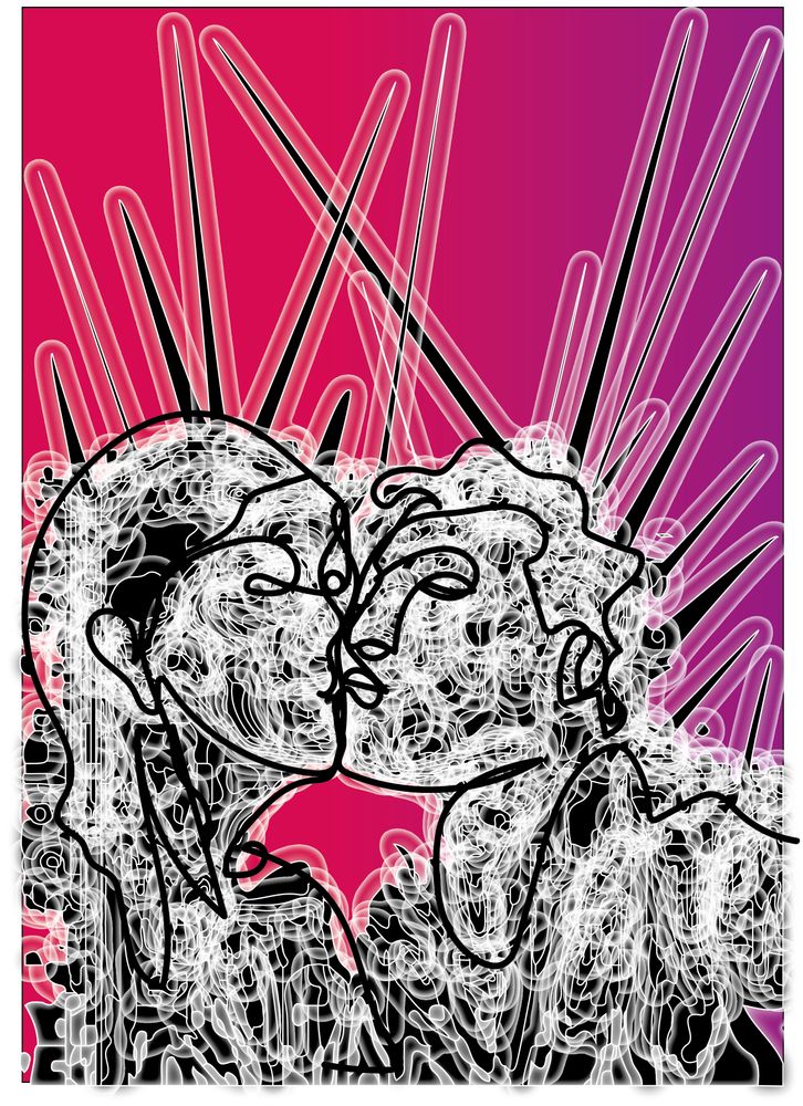 Paintings - “LOVE” limited prints several models - L'ATELIER D'ANGES HEUREUX